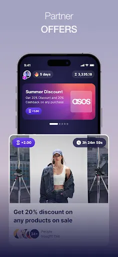 Sweatcoin・Walking Step Counter screenshot