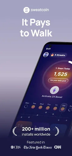 Sweatcoin・Walking Step Counter screenshot