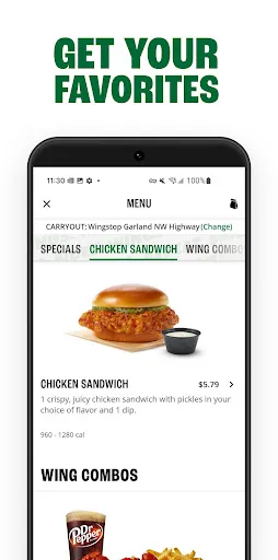 Wingstop screenshot