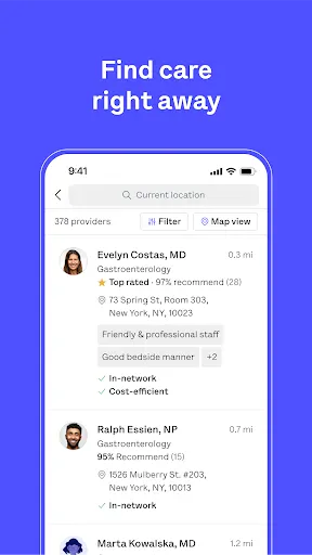 Oscar Health screenshot