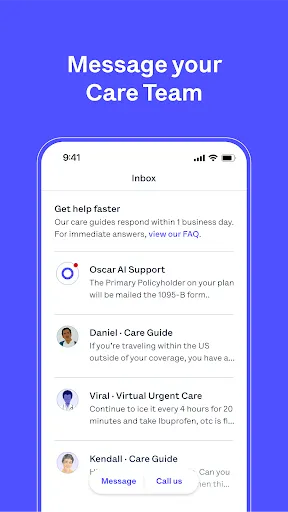 Oscar Health screenshot