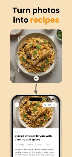 TasteBot: AI Recipe Generator screenshot