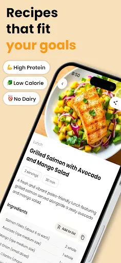 TasteBot: AI Recipe Generator screenshot