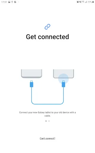 Samsung Smart Switch Mobile screenshot