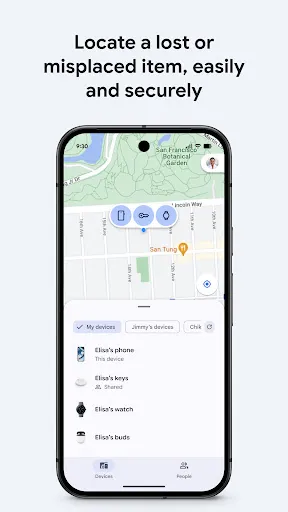 Google’s Find Hub screenshot