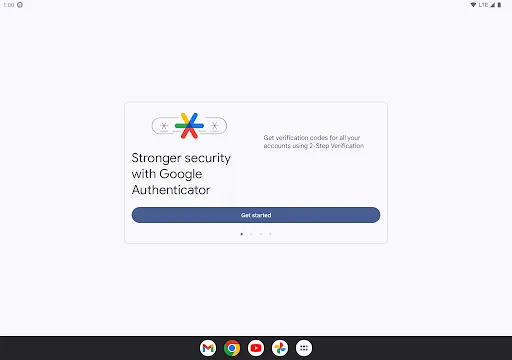 Google Authenticator screenshot