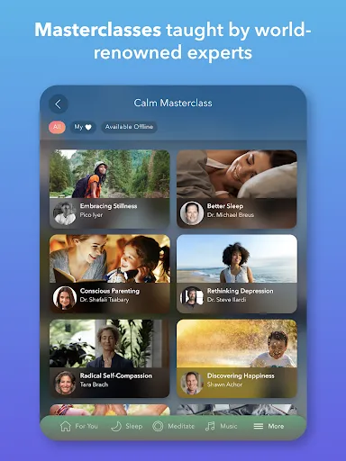 Calm - Sleep, Meditate, Relax screenshot