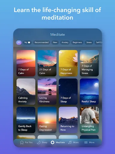 Calm - Sleep, Meditate, Relax screenshot