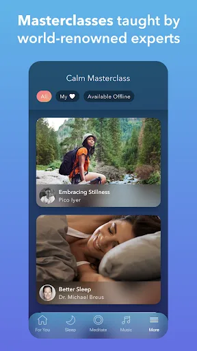 Calm - Sleep, Meditate, Relax screenshot