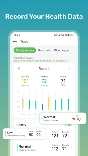 Health Sense: Track & Record screenshot