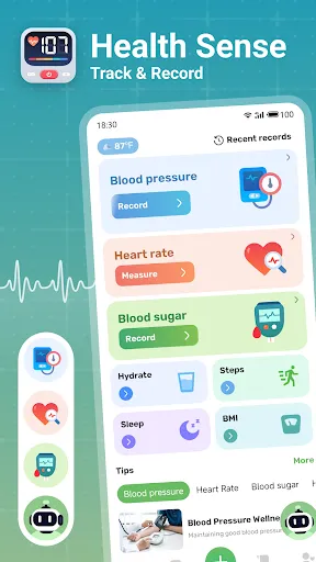 Health Sense: Track & Record screenshot
