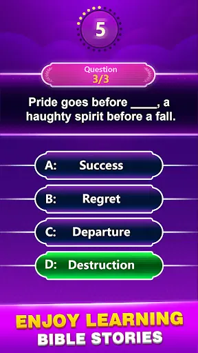 Bible Trivia - Word Quiz Game screenshot