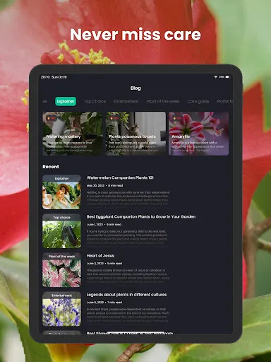 PlantIn Plant Identifier, Care screenshot