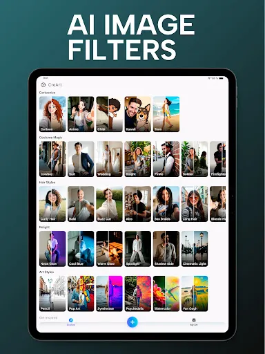 AI Image Generator - CreArt screenshot