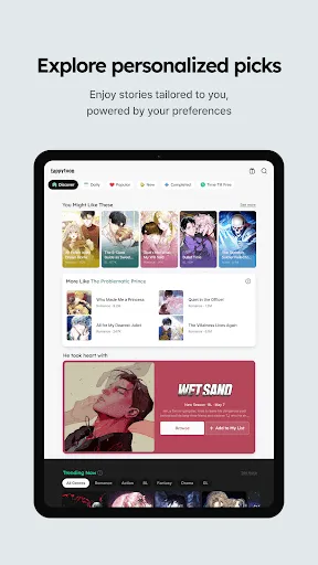 Tappytoon Manhwa & Novels screenshot