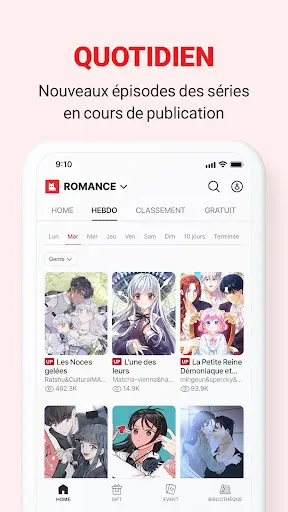 LEZHIN FR screenshot