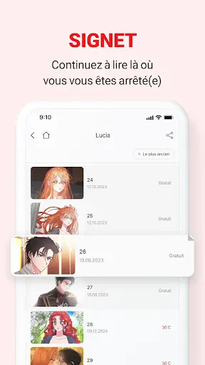 LEZHIN FR screenshot