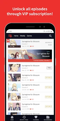 Toomics - Read Premium Comics screenshot