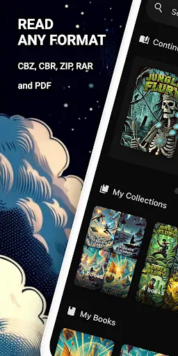 Comic Reader CBR, CBZ & PDF screenshot