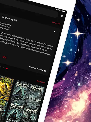 Comic Reader CBR, CBZ & PDF screenshot