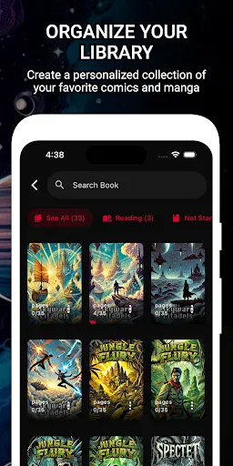 Comic Reader CBR, CBZ & PDF screenshot