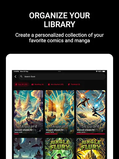 Comic Reader CBR, CBZ & PDF screenshot
