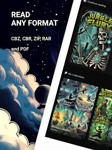 Comic Reader CBR, CBZ & PDF screenshot