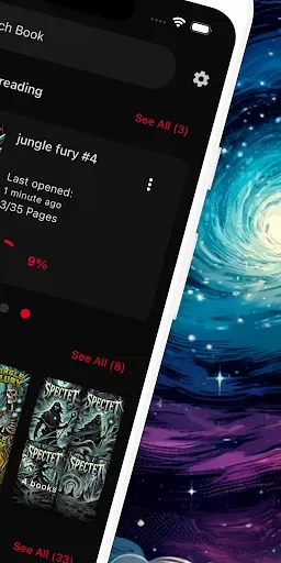 Comic Reader CBR, CBZ & PDF screenshot