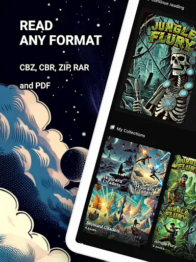 Comic Reader CBR, CBZ & PDF screenshot