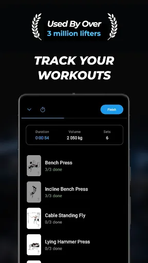 Lyfta: Gym Log Workout Tracker screenshot