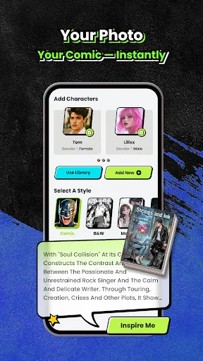 Manga AI - AI Comic Generator screenshot