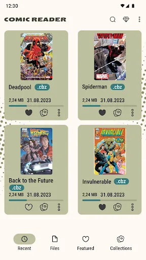 Comic Book Reader (cbz/cbr) screenshot