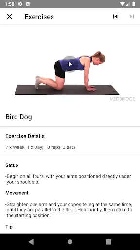 Medbridge GO for Patients screenshot