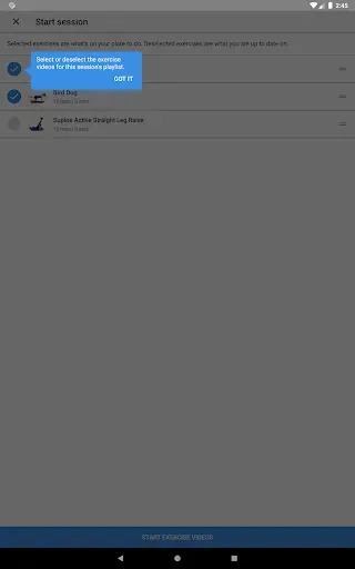Medbridge GO for Patients screenshot