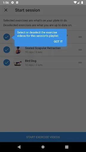 Medbridge GO for Patients screenshot
