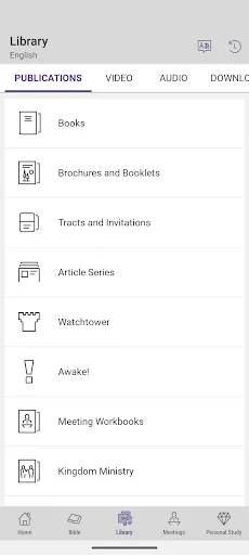 JW Library screenshot