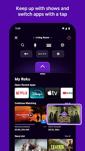 The Roku App (Official) screenshot
