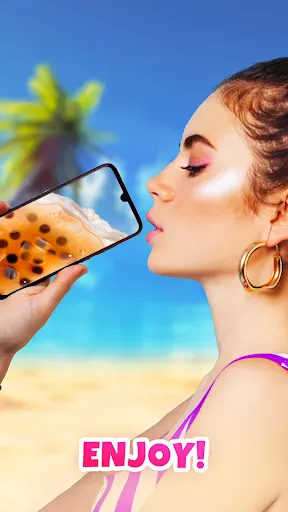 Boba Tea Smoothie Drink Joke screenshot