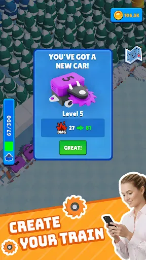 Train Miner: Idle Railway Game screenshot