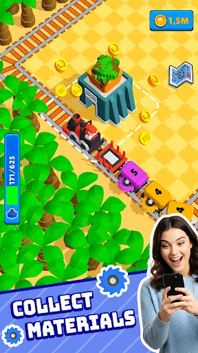 Train Miner: Idle Railway Game screenshot