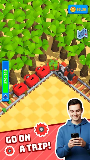 Train Miner: Idle Railway Game screenshot