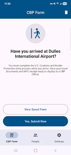 Mobile Passport Control screenshot