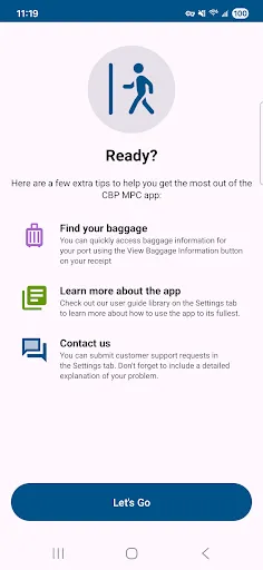 Mobile Passport Control screenshot