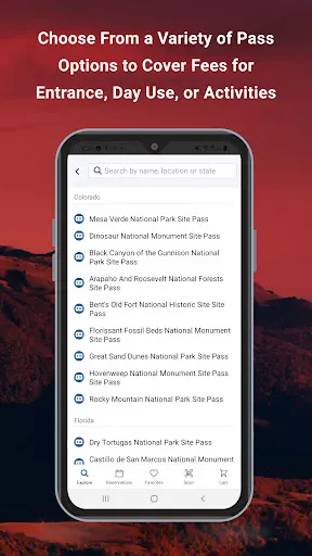 Recreation.gov screenshot