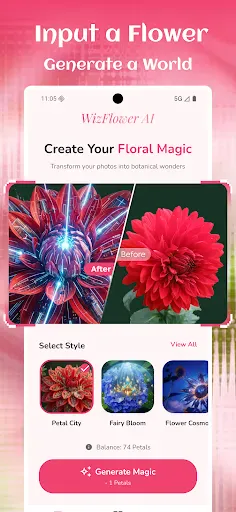 WizFlower - AI Power Studio screenshot