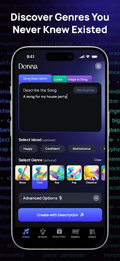 Donna AI Song & Music Maker screenshot