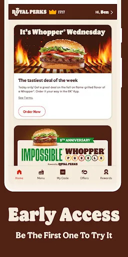 BURGER KING® App screenshot