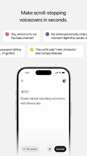 ElevenLabs: AI Voice Generator screenshot