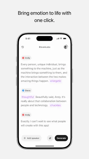 ElevenLabs: AI Voice Generator screenshot