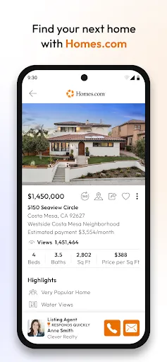Homes.com Real Estate & Rent screenshot